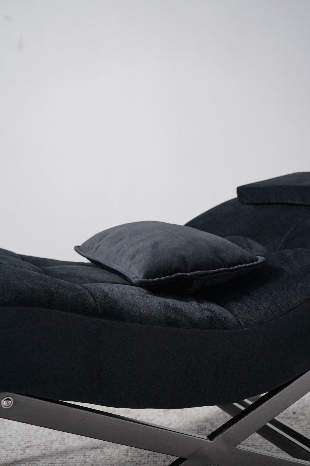 Black Velvet Bed